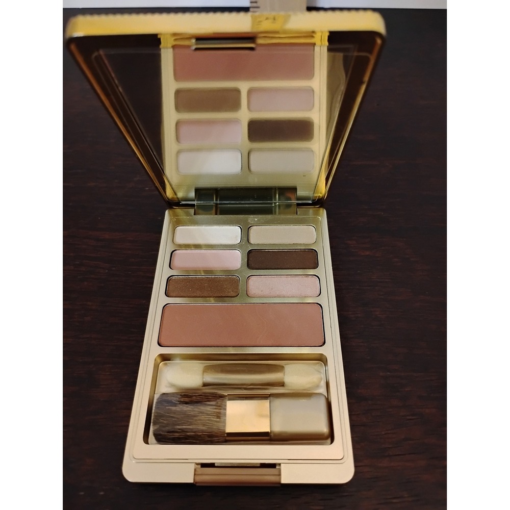 Estee Lauder Signature Silky‎ Eyeshadow Blush Palette Gold Compact KB8 Neutral